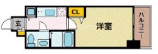 本町駅 徒歩7分 14階の物件間取画像